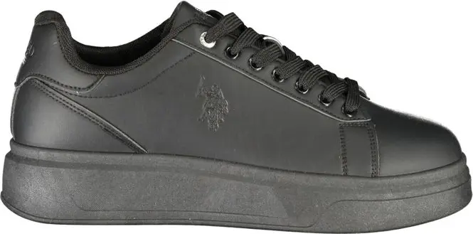 Кроссовки U.S. Polo Assn. Черные атлетические из полиэстера