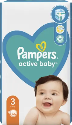 Подгузники Pampers Active Baby