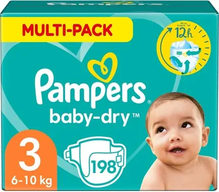 Подгузники Pampers Baby Dry
