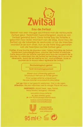 Туалетная вода Zwitsal Eau De Zwitsal Набор