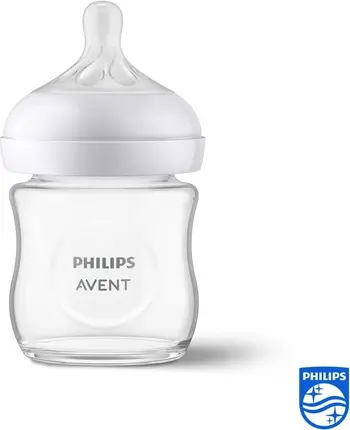 Бутылочка Philips Natural Glass Bottle с имитацией естественного кормления 120 мл
