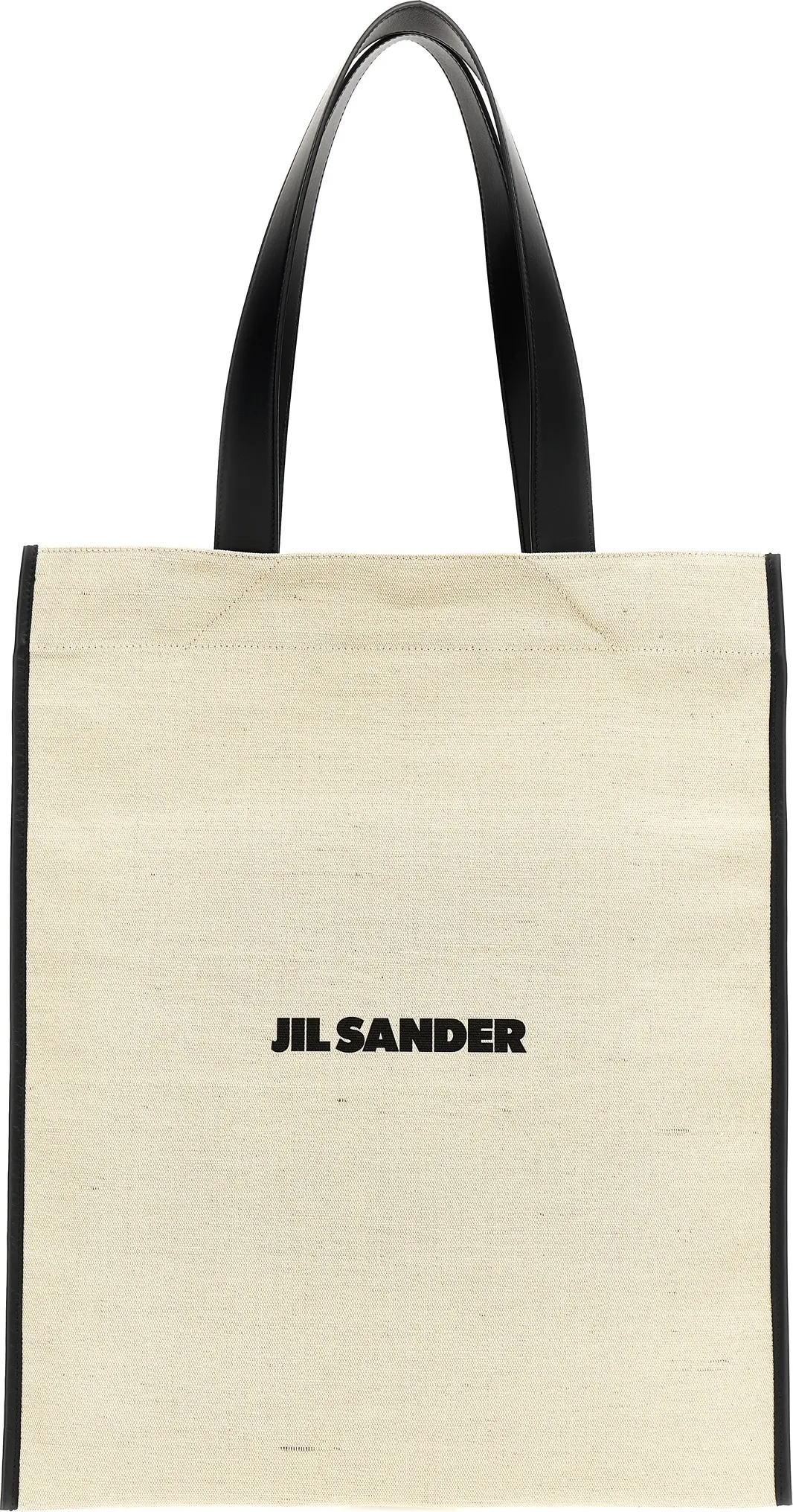 Shopping bag Jil Sander Bicolor Jute Tote Bag