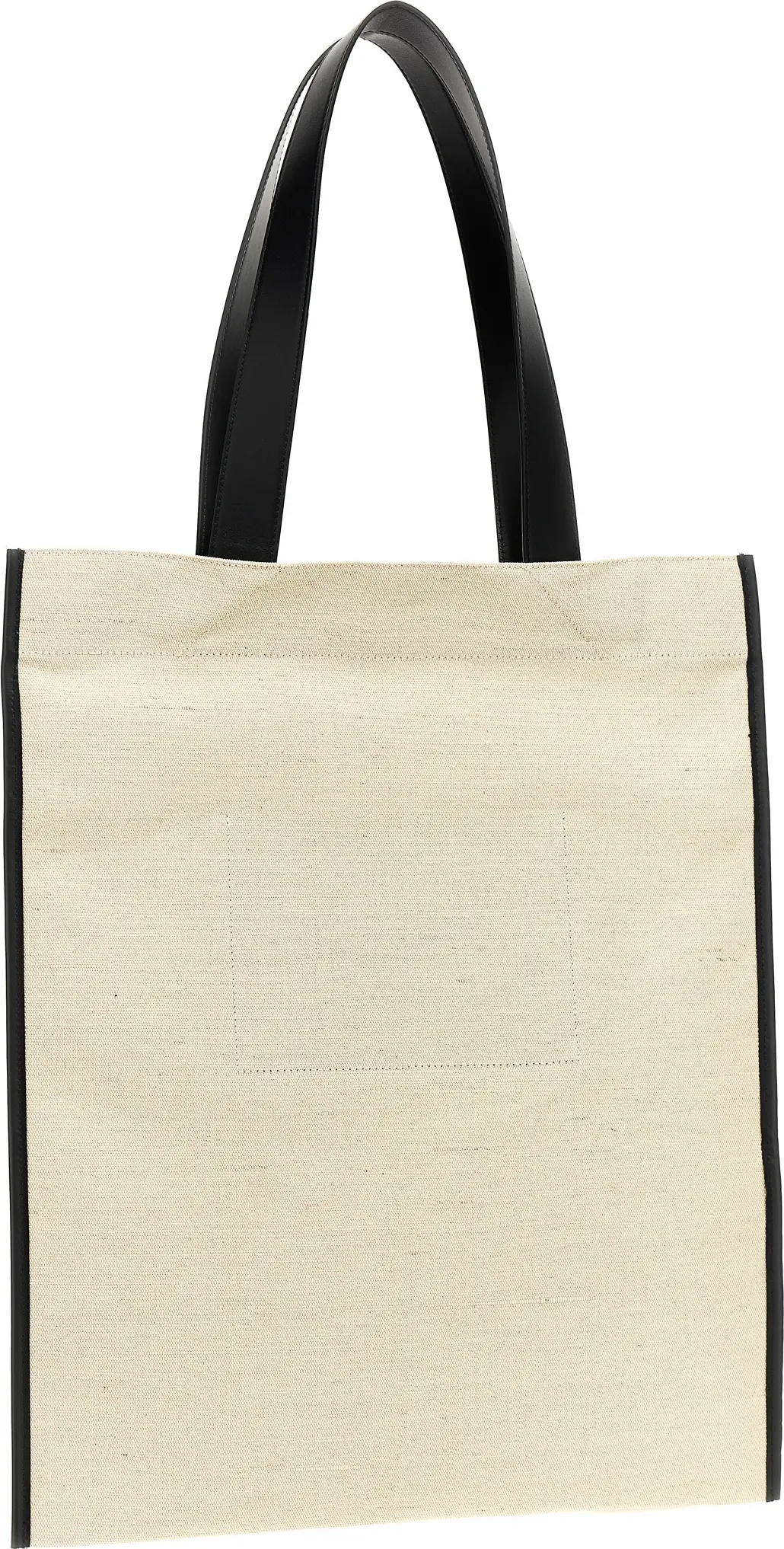 Shopping bag Jil Sander Bicolor Jute Tote Bag