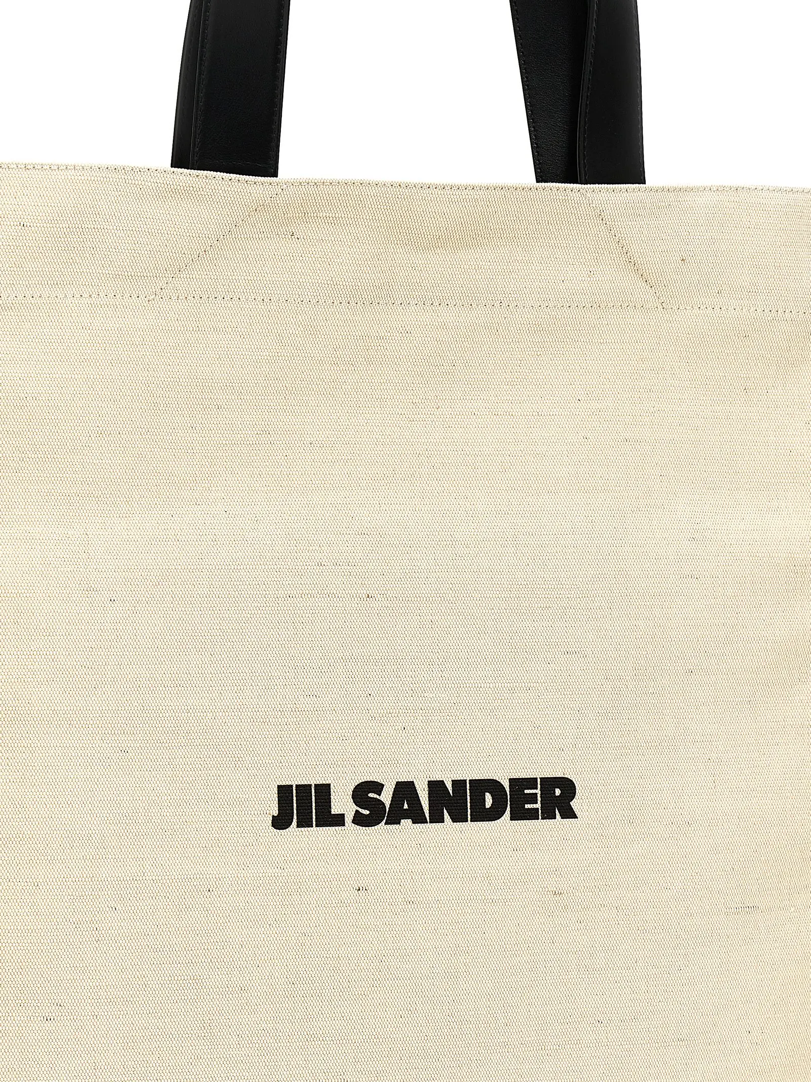 Shopping bag Jil Sander Bicolor Jute Tote Bag