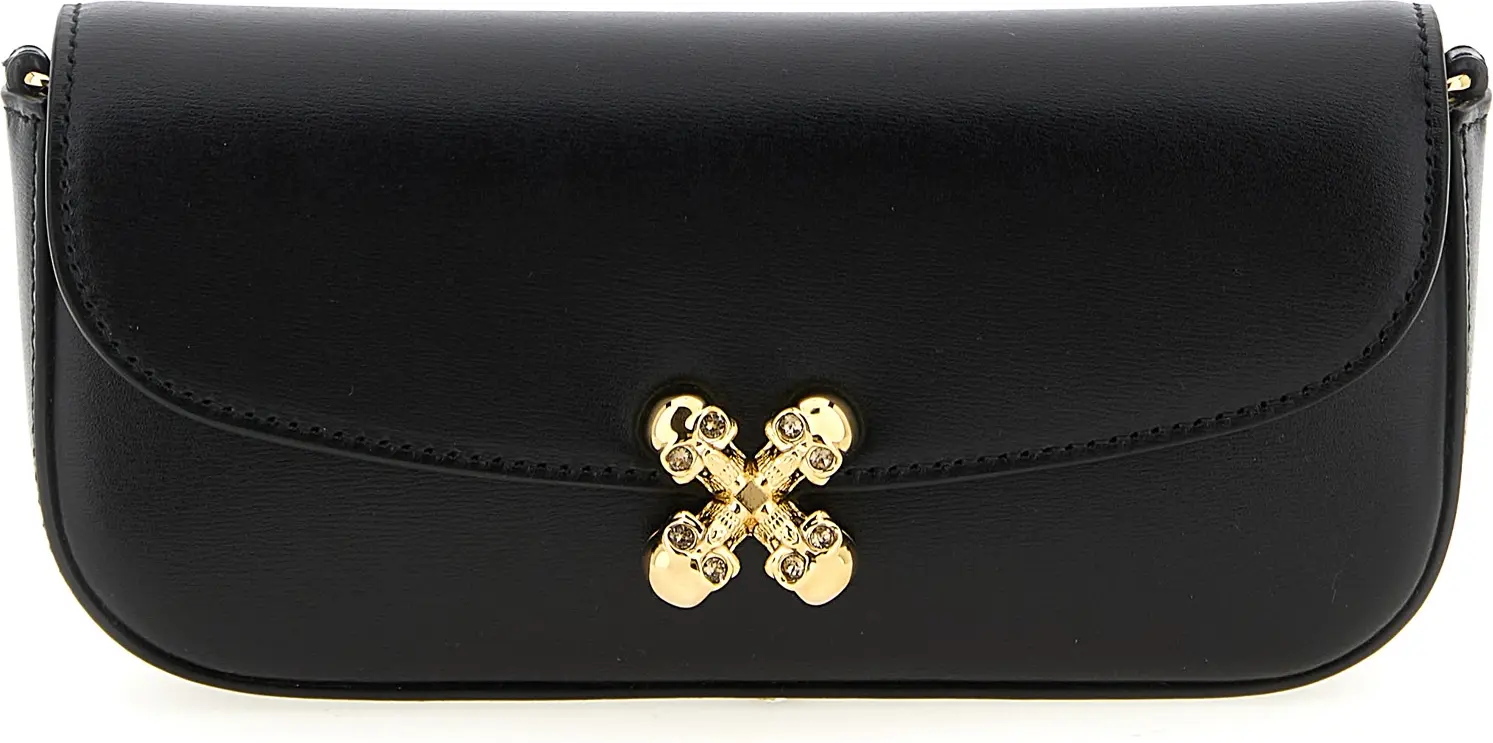 Alexander McQueen Black Calfskin Crossbody Bag