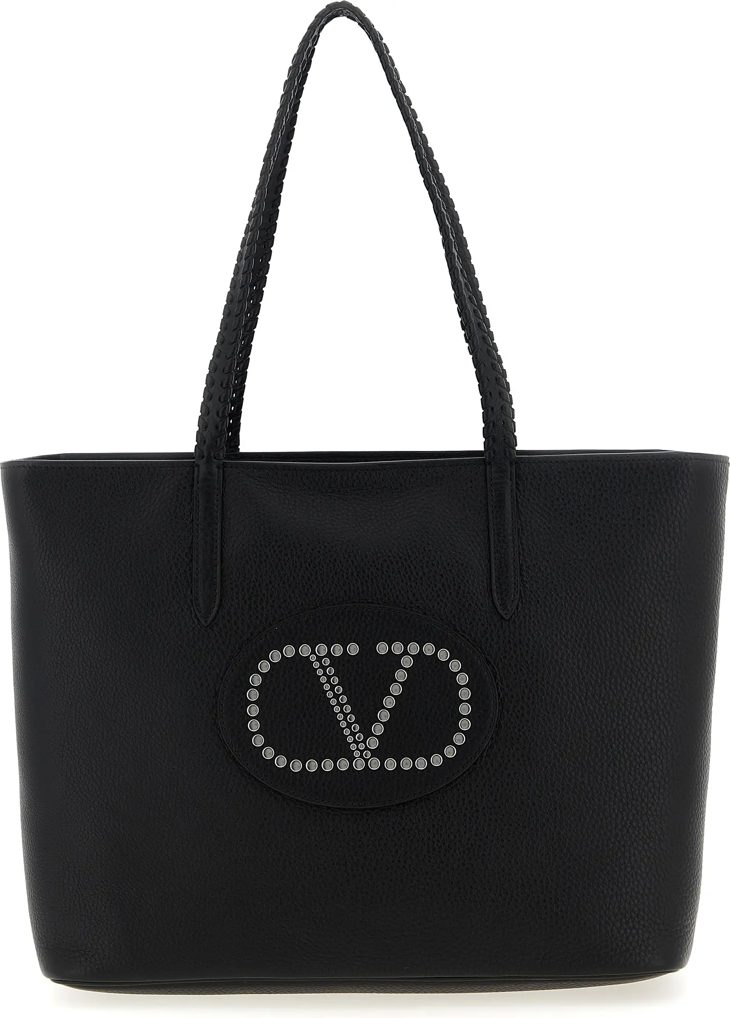 Black Calfskin Tote Bag Valentino Garavani