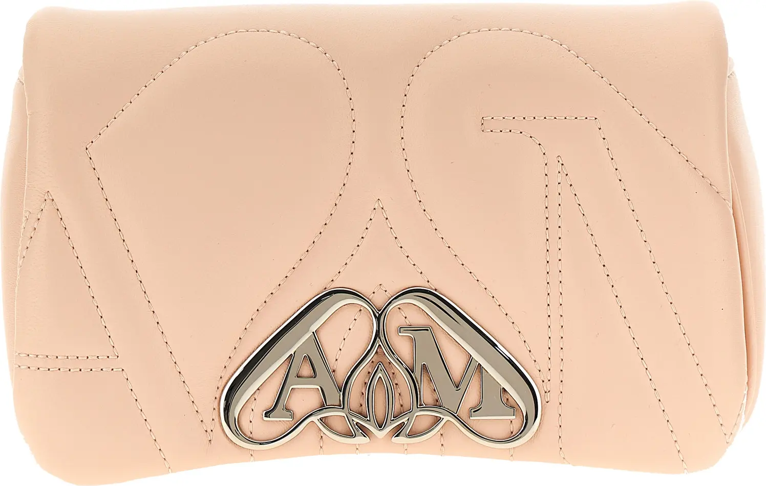 Alexander McQueen Beige Lamb Leather Crossbody Bag