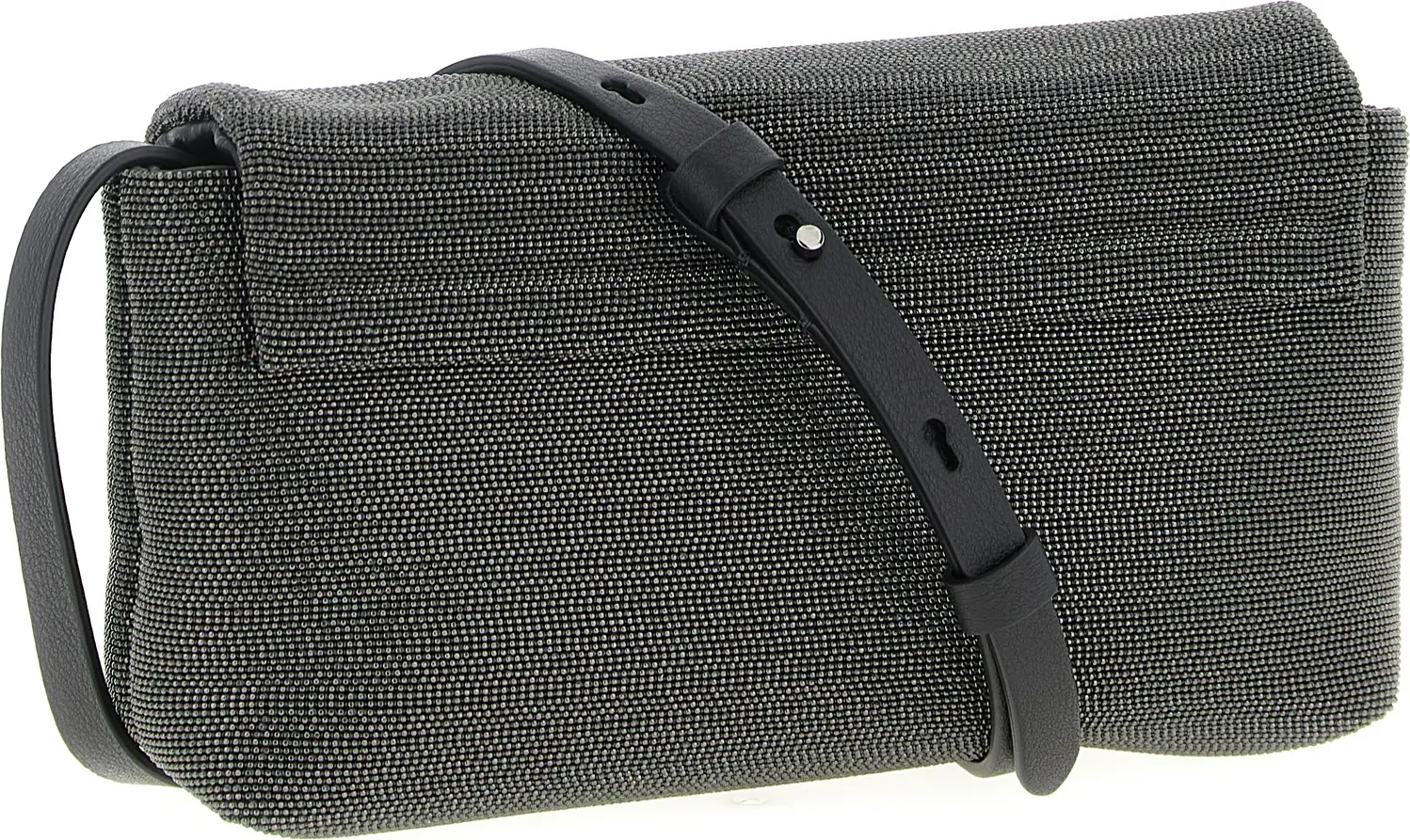 Black Leather Clutch Bag Brunello Cucinelli