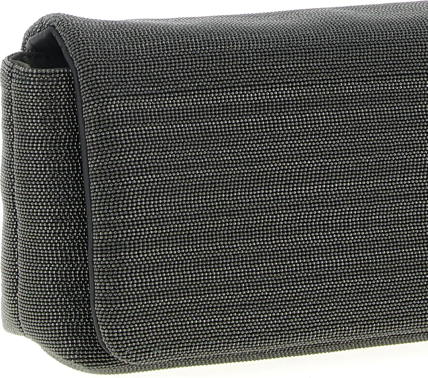 Black Leather Clutch Bag Brunello Cucinelli