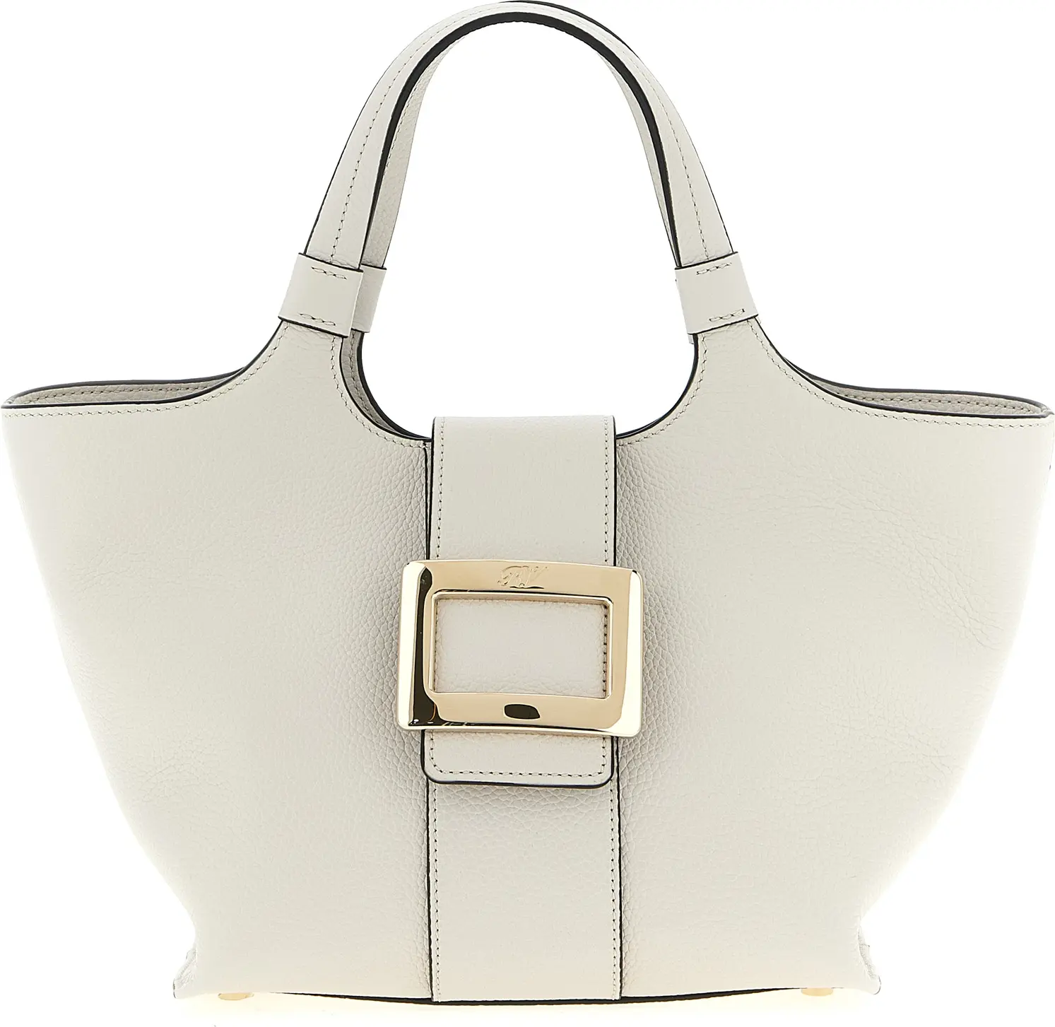 Tote Bag Roger Vivier Gray Calfskin