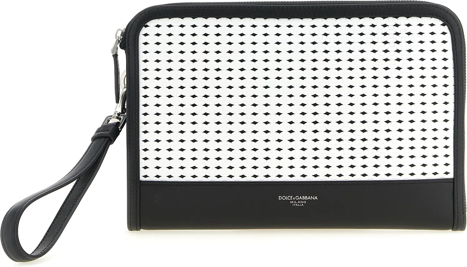 Clutch Bag Bicolor Calfskin Dolce & Gabbana Atene
