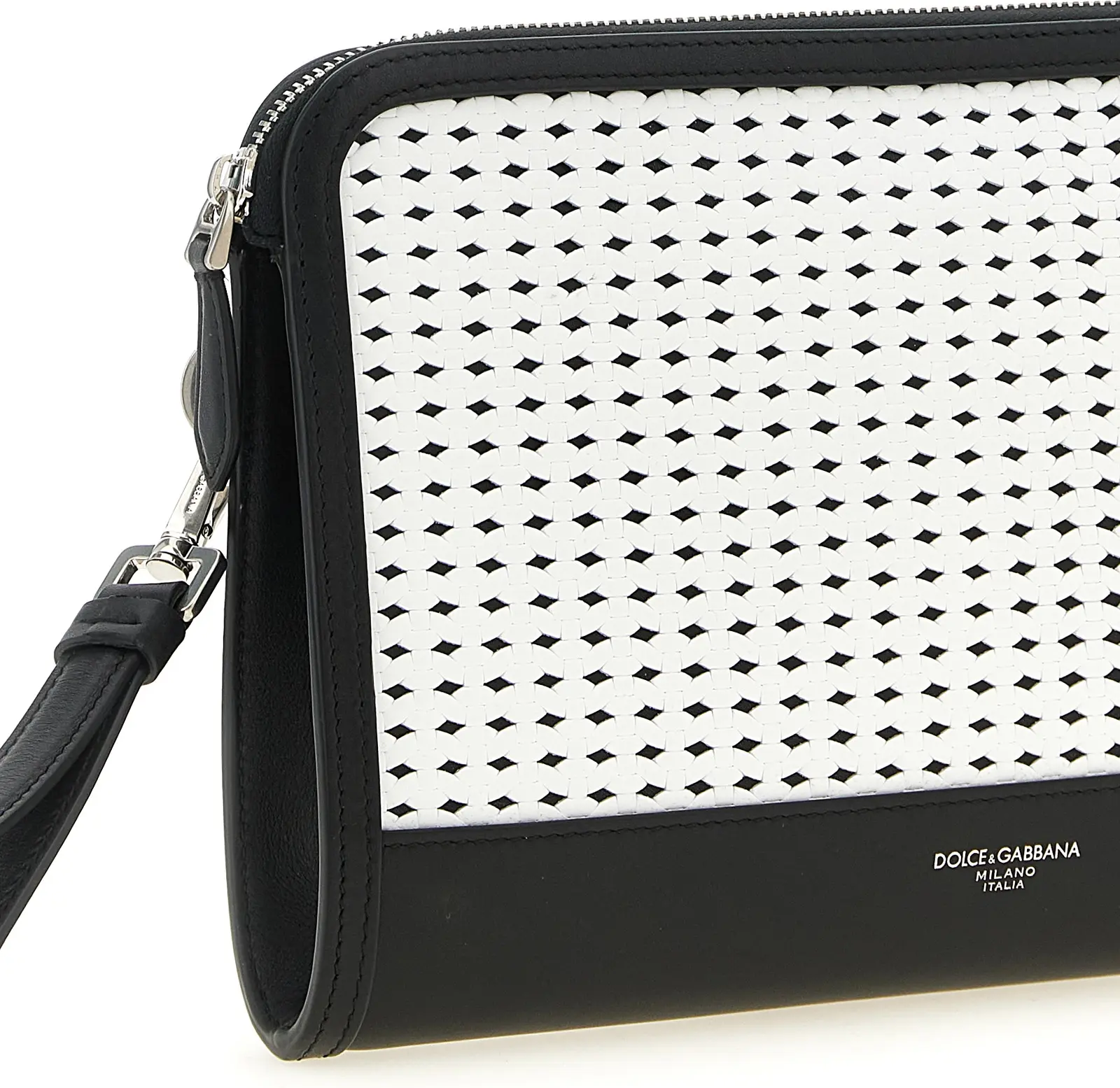 Clutch Bag Bicolor Calfskin Dolce & Gabbana Atene