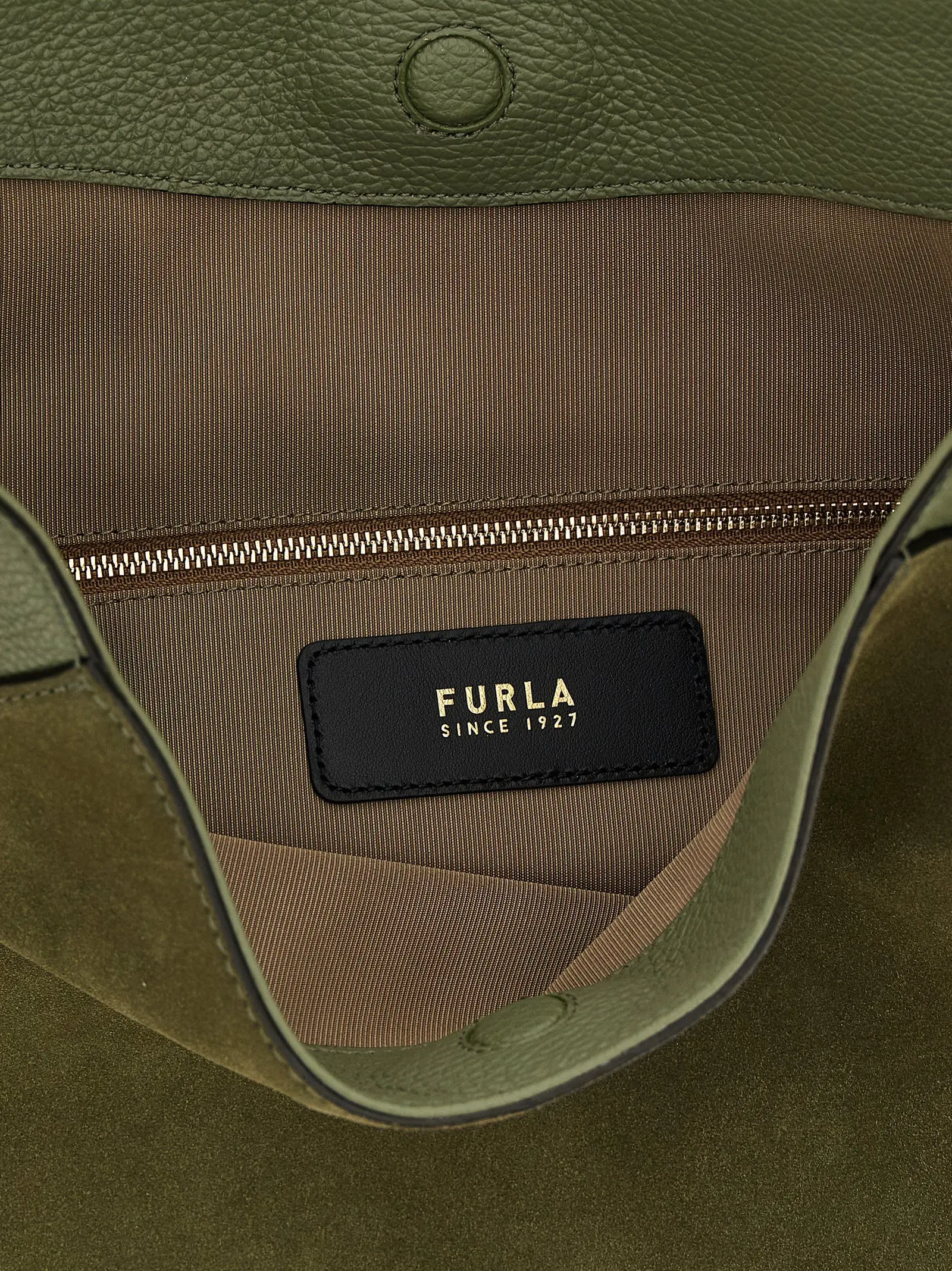 Сумка Furla из двухцветной телячьей кожи