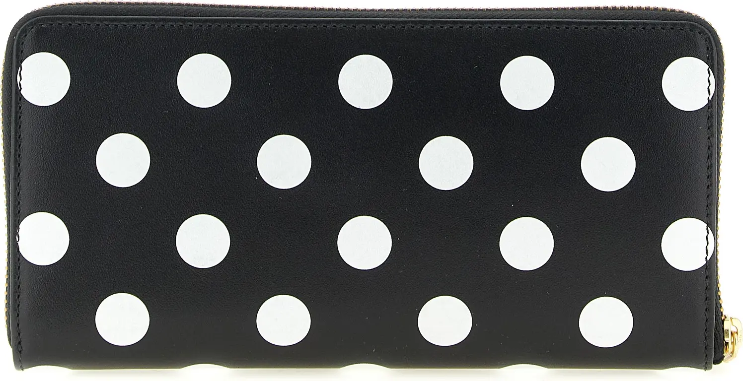 Кошелек Comme Des Garcons из двухцветной телячьей кожи