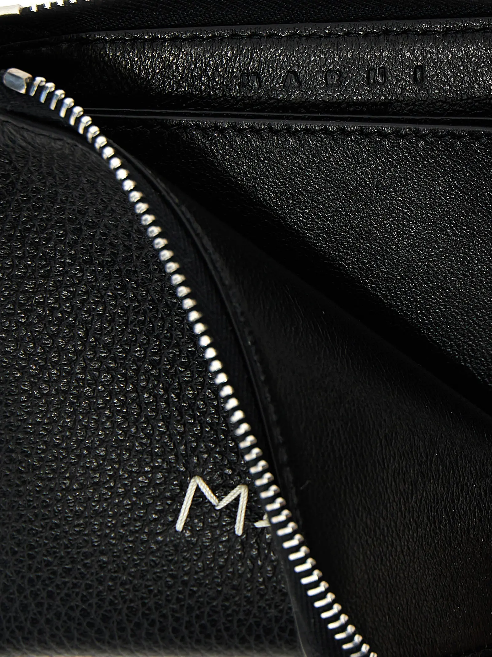 Кошелек Marni Черный из телячьей кожи