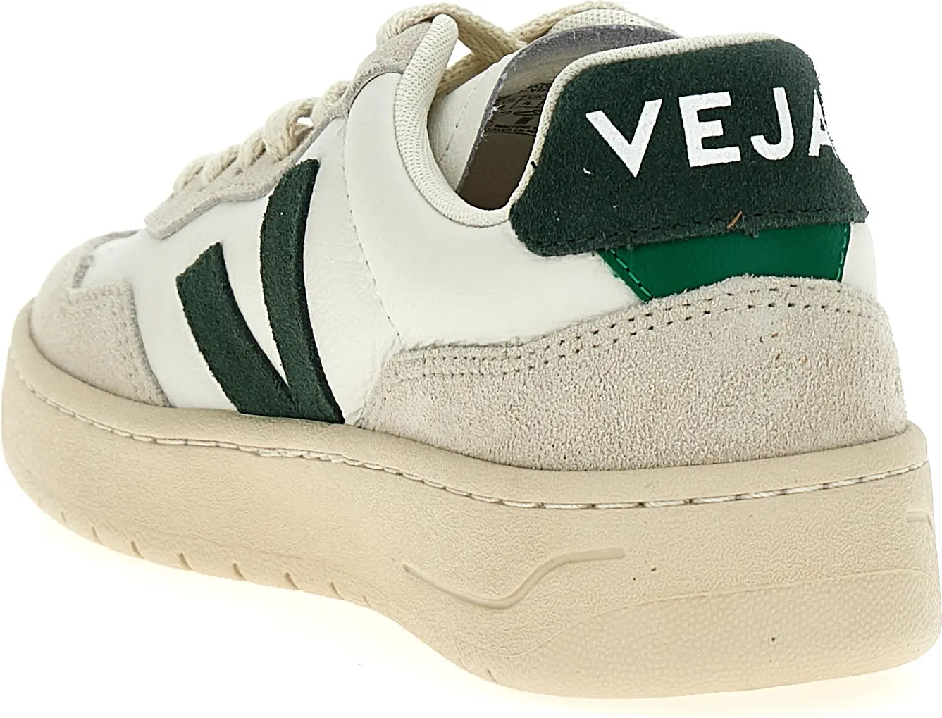 Низкие кроссовки Veja из двухцветной кожи