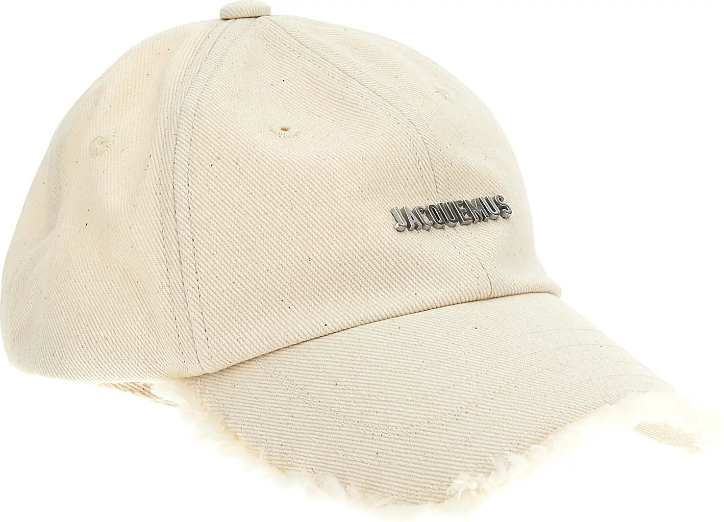 Белая хлопковая кепка Jacquemus