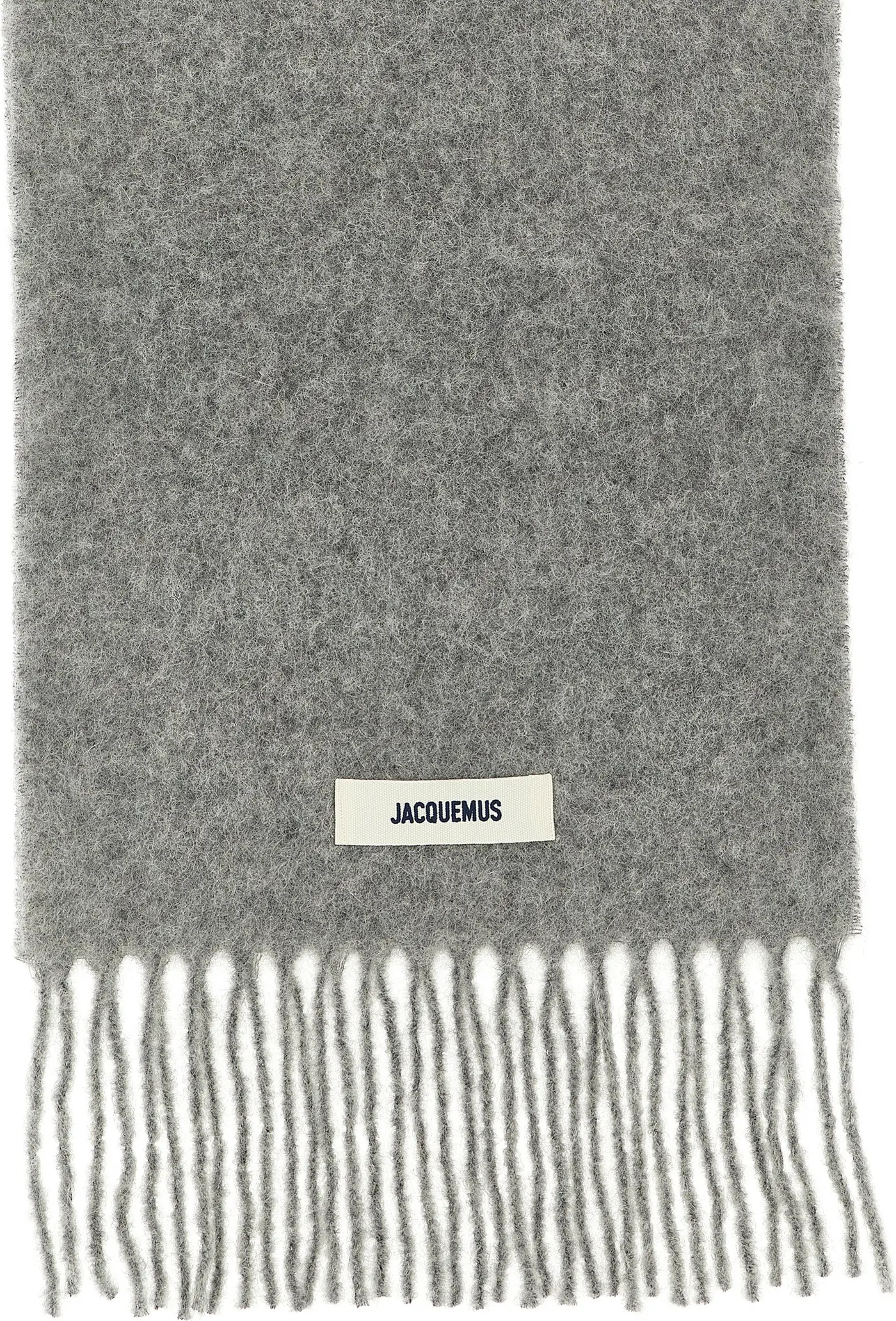 Gray Alpaca Leather Foulard Jacquemus