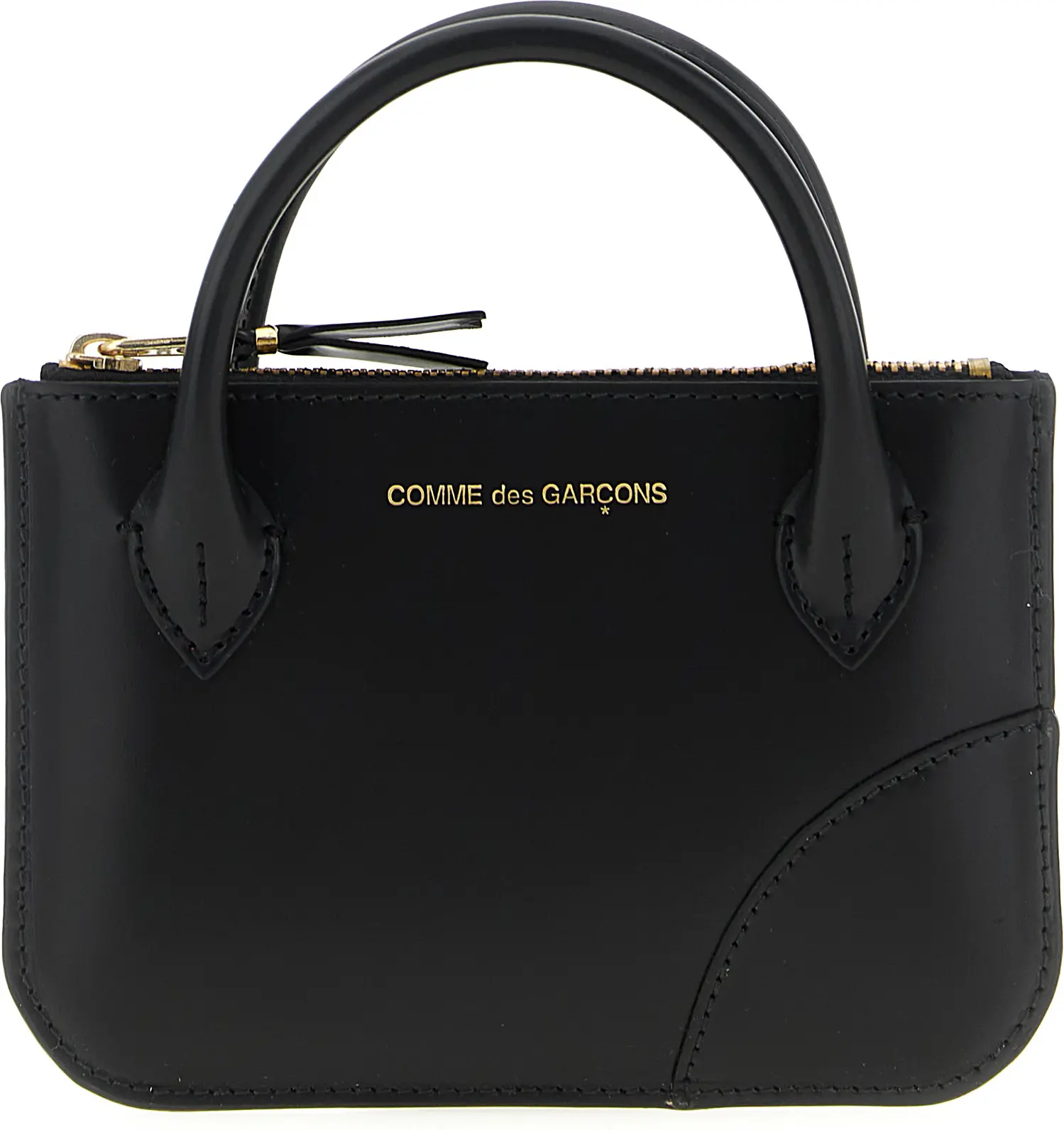 Кошелек для монет Comme Des Garcons Black Cowhide Cardholder