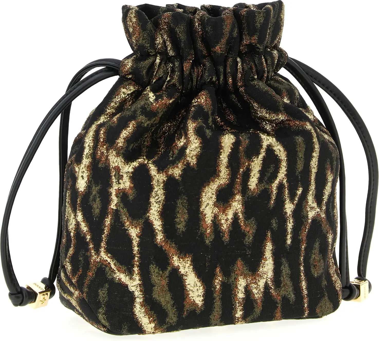 Клатч GANNI Metallic Bou Bucket