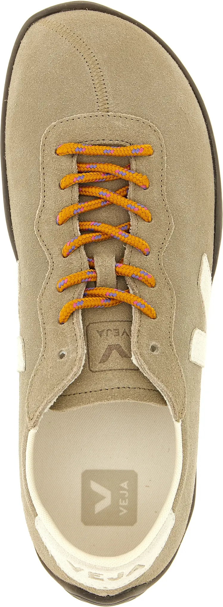 Кроссовки Veja из серой телячьей кожи