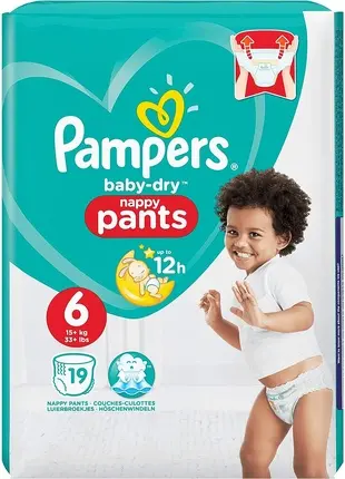 Подгузники Pampers Baby-Dry
