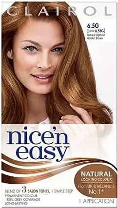 Стойкая натуральная светлая золотисто-коричневая краска для волос 114A Clairol