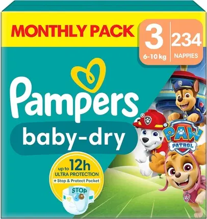 Подгузники Pampers Babydry