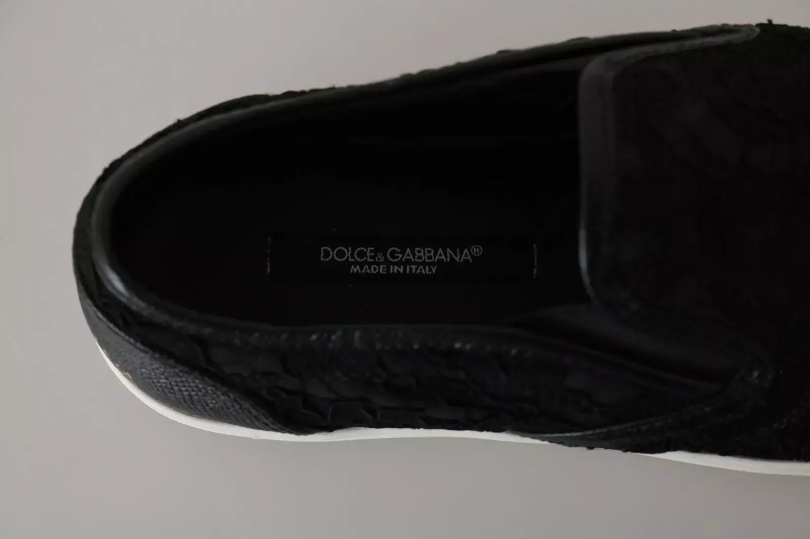 Кеды слипоны Dolce & Gabbana