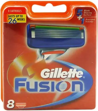 Сменные кассеты для бритвы Gillette Fusion Power