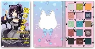 Прессованные пигменты и тени Rude Cosmetics Manga Collection
