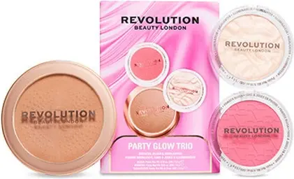 Face Powder Makeup Revolution Party Glow
