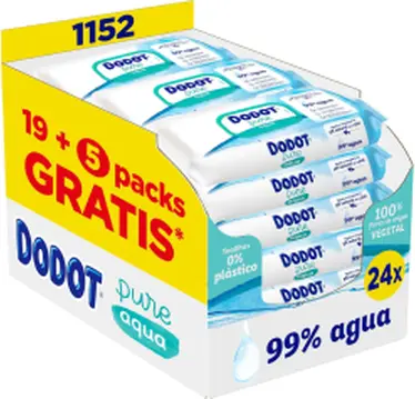 Детские влажные салфетки Dodot Pure Aqua
