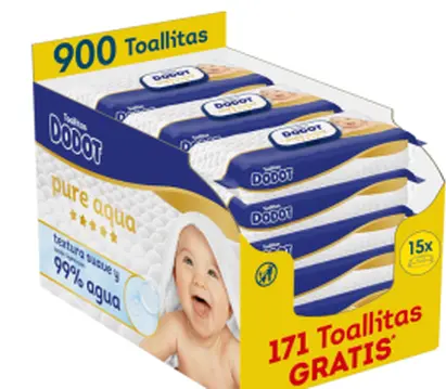 Влажные салфетки Dodot Pure Aqua