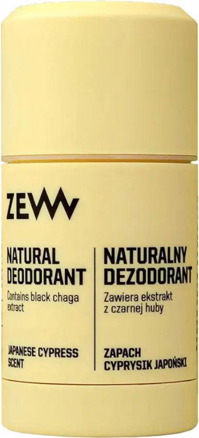 Твердый дезодорант Zew For Men Натуральный дезодорант-стик Японский кипарис и бергамот