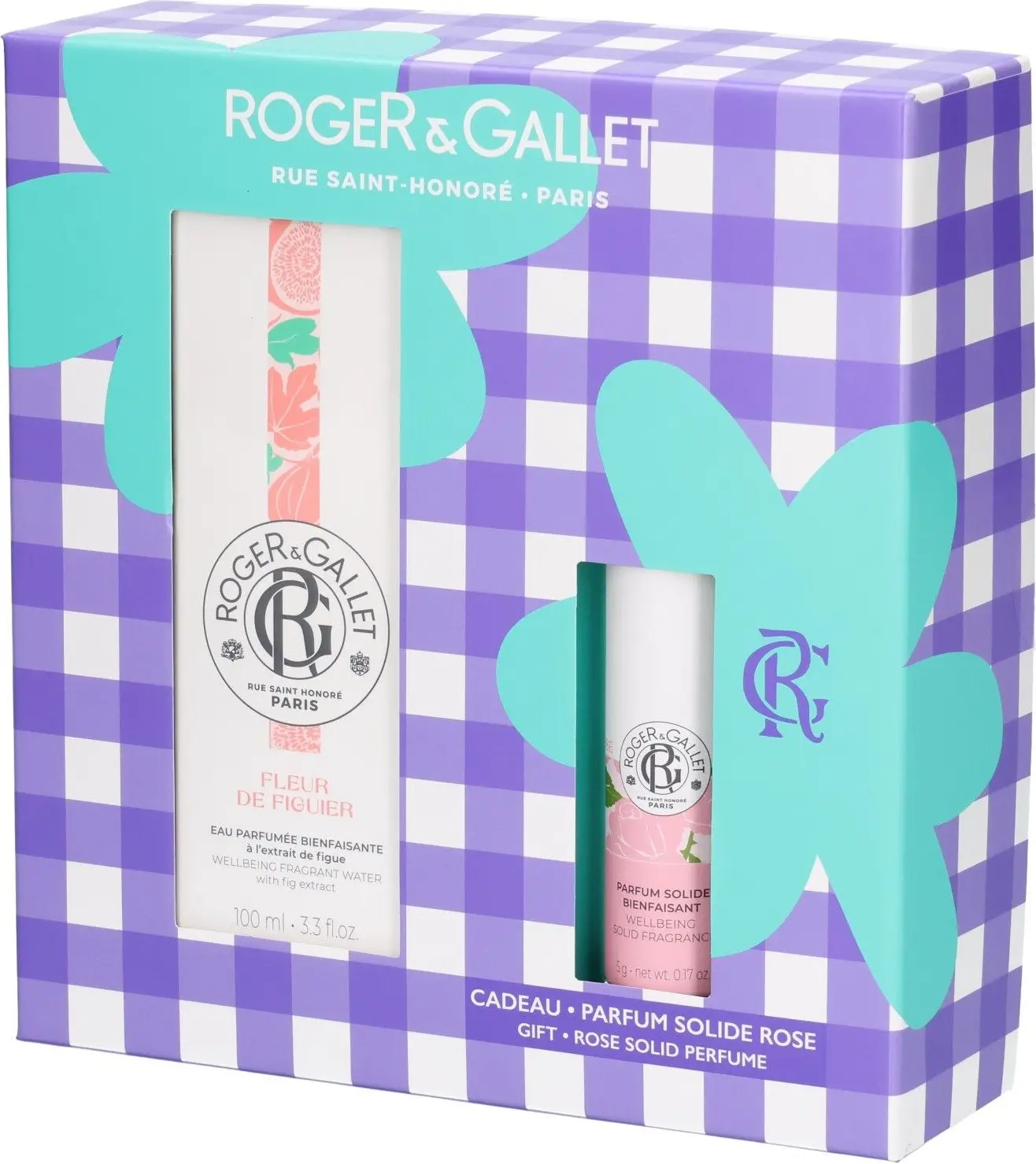 Roger & Gallet Fleur De Figuier Набор Туалетная вода и твердые духи