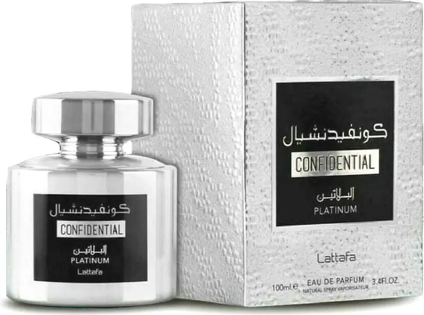 Eau De Parfum Lattafa Confidential Platinum
