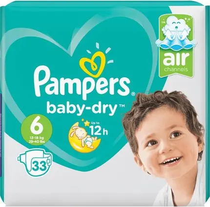 Подгузники Pampers Baby Dry