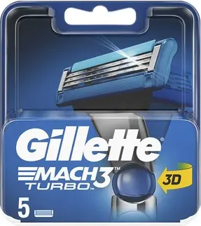 Сменные кассеты Gillette Mach 3 Turbo