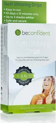 Отбеливающие полоски для зубов Beconfident X3