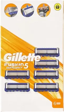 Сменные кассеты для бритвы Gillette Fusion5 Sport