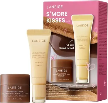 Набор бальзамов для губ Laneige Lip Glowy Balm S'more Kisses Set