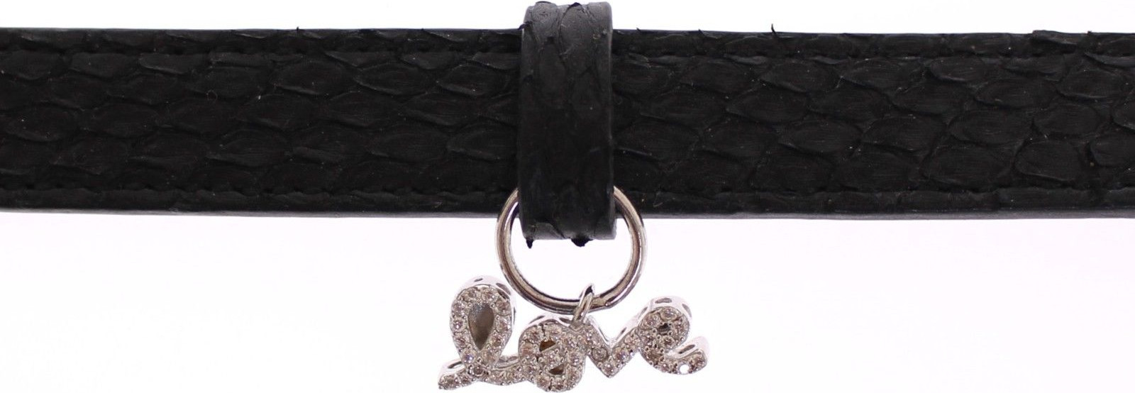 Браслет Nialaya Jewelry «Змеиная кожа CZ LOVE»