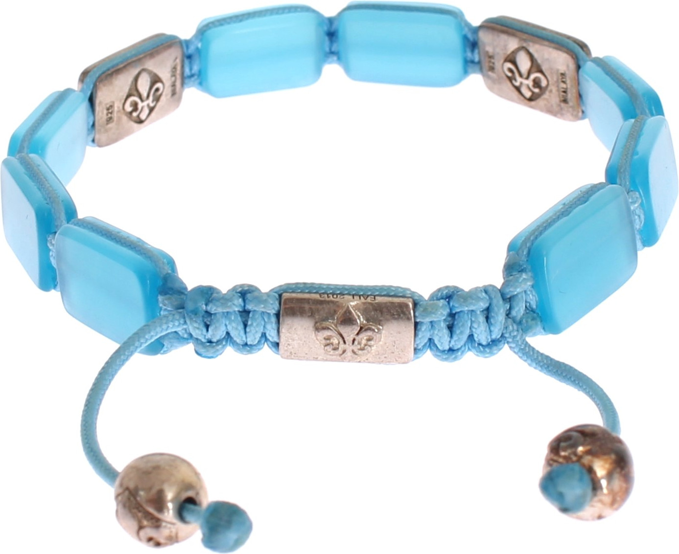 Браслет Nialaya Jewelry Chic Nialaya с бриллиантами и опаловыми бусинами
