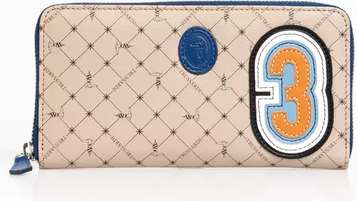 Кошелек Trussardi Бежевая Кожа Мужской Кошелек