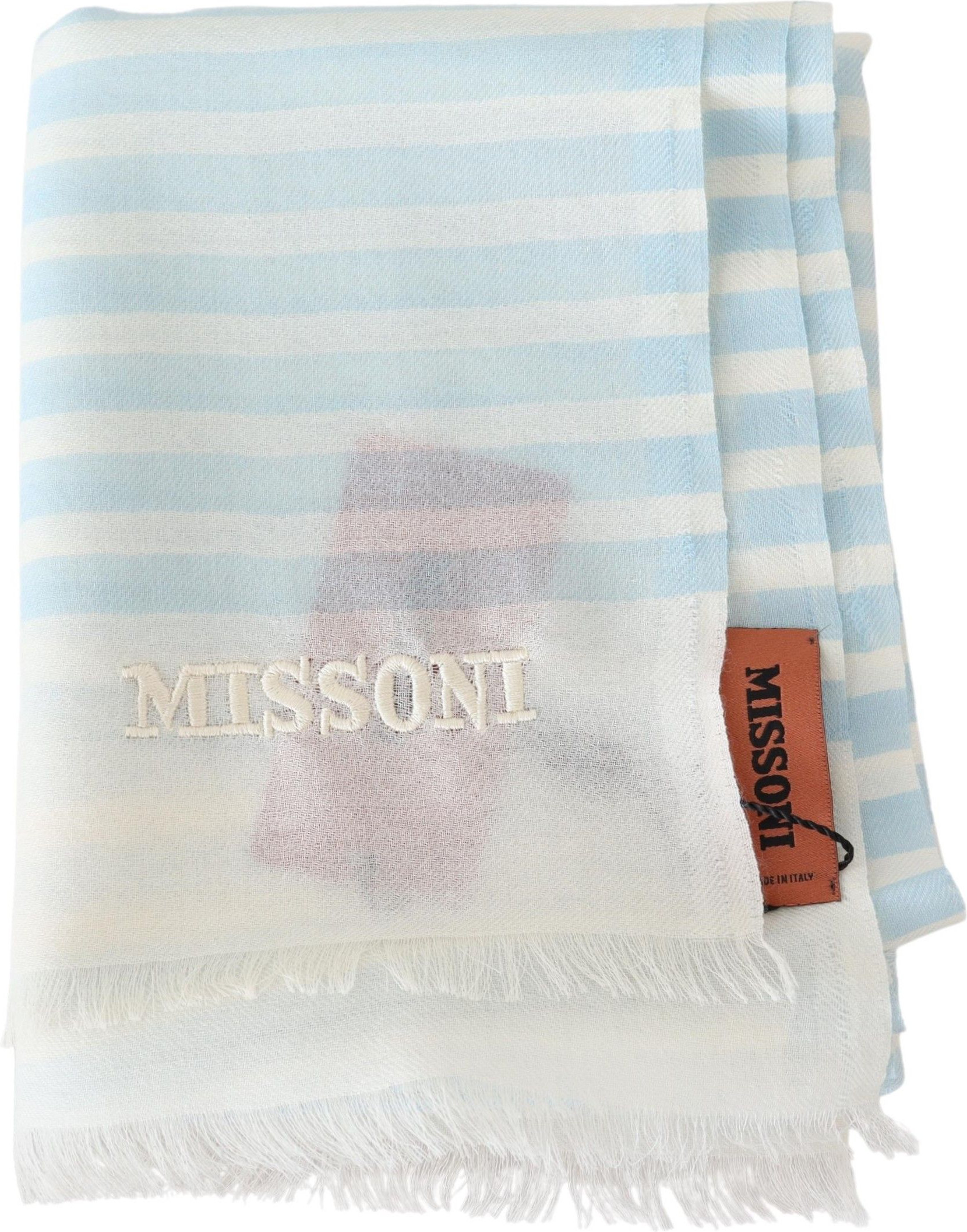 Шарф Missoni Элегантный кашемировый шарф с линейным дизайном