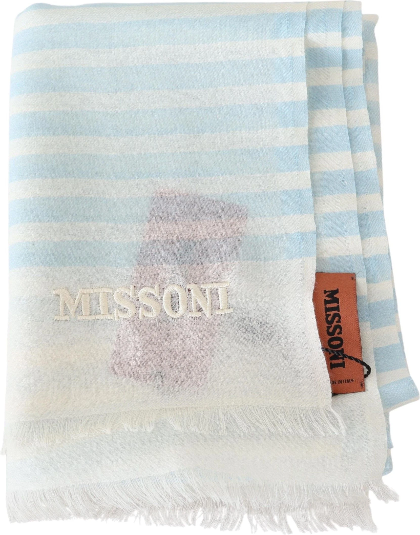 Шарф Missoni Элегантный кашемировый шарф с линейным дизайном