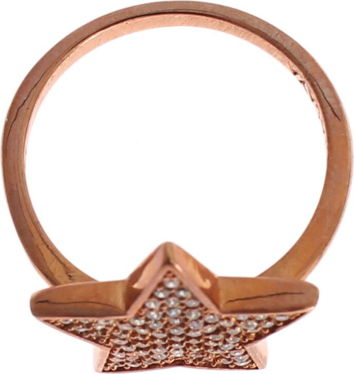 Кольцо Nialaya Jewelry Женское Прозрачная Фианит Звезда
