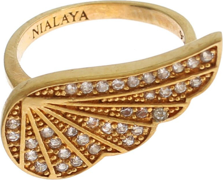 Кольцо Nialaya Jewelry Женское Прозрачный CZ