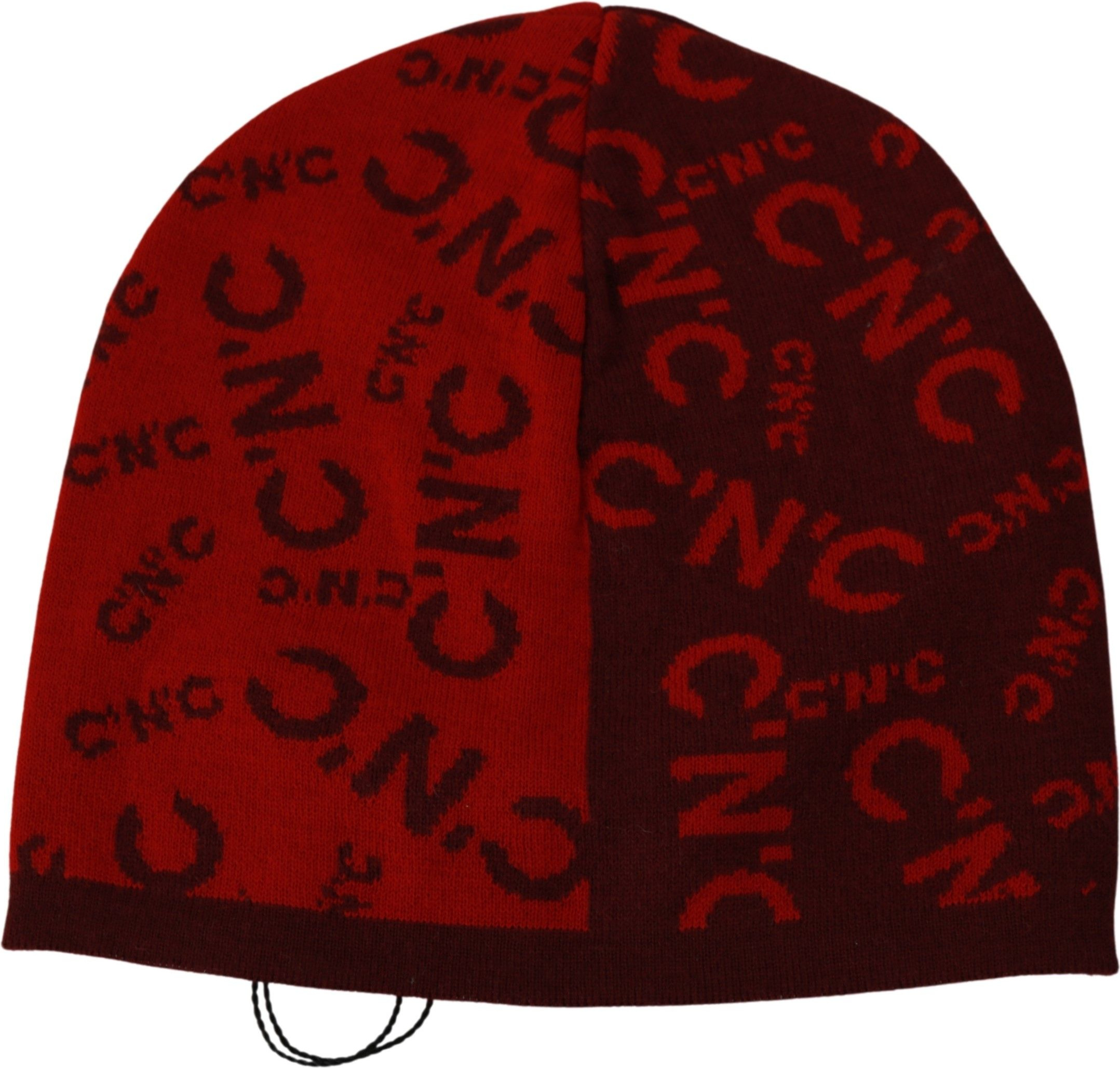 Шапка Costume National National Chic Красная вязаная смесовая шерсть